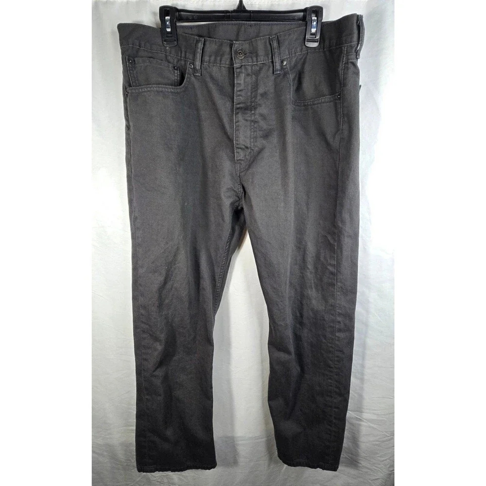 Levi's 505 Regular Fit Jeans Dark Gray 38x30